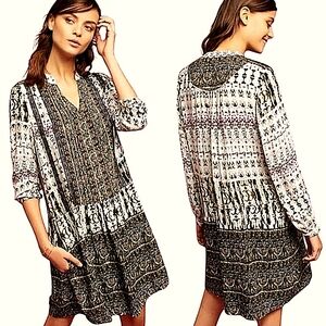 Tiny Anthropologie Mollie Mini Dress Tunic Women's Sz XS Petite Oversized